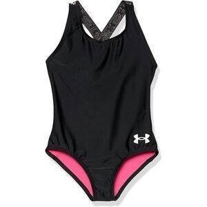 NWT Under Armour Girls' One Piece Swimsuit UA sz 6